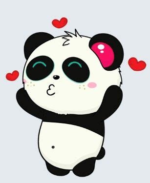 Voir plus d'idées sur le thème panda dessin, dessins mignons, dessin kawaii. Kissy Kissy ♥♡♥♡ | Animaux rigolo