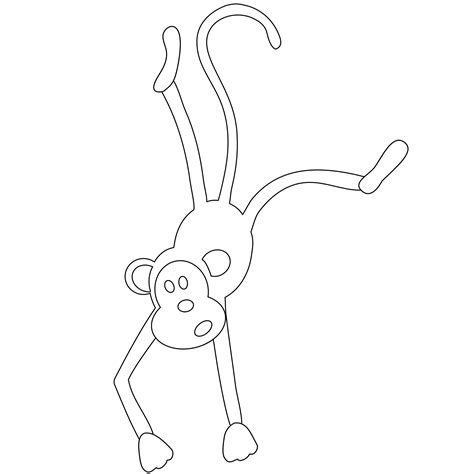 Monkey Outline Png