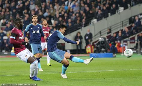 West ham'a üç puanı getiren golleri 5'te michail. West Ham 1-3 Tottenham: Son Heung-Min's brace sees Spurs ...