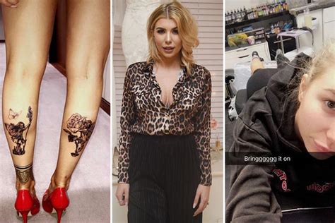 Love Islands Olivia Buckland Reveals Two New Tattoos On Her Calves