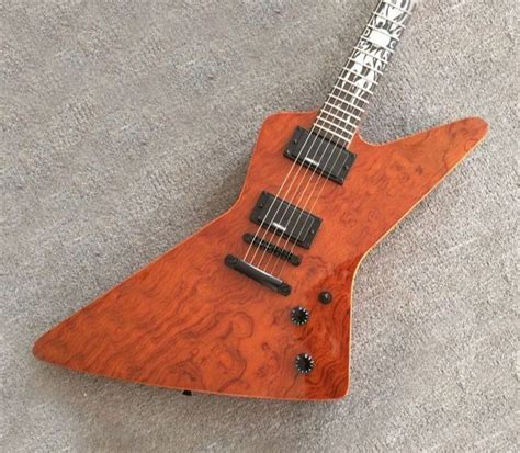 Custom James Hetfield Signature Orange Ex Style Electric Guitar