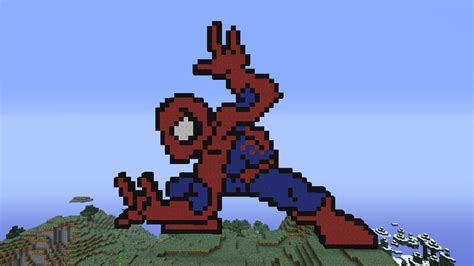 Spider Man Minecraft Pixel Art Templates Minecraft Pixel Art