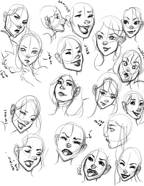 Laughing Expression Drawing Anime Drawing Expressions Facial