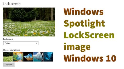 How To Find Windows Spotlight Lock Screen Image In Windows 10 Youtube