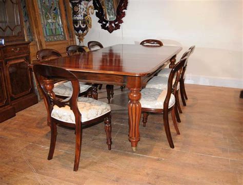 Discover dining room ideas and inspiration for your decor, layout, furniture and storage. Victorian Mahogany Dining Table Set Chairs Balloon Back
