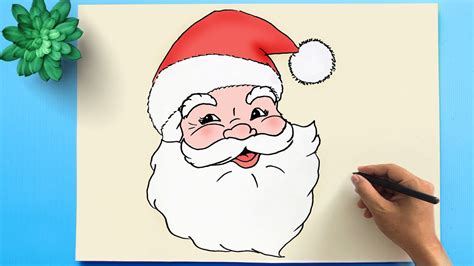 How To Draw Santa Claus Easy Santa Claus Drawing