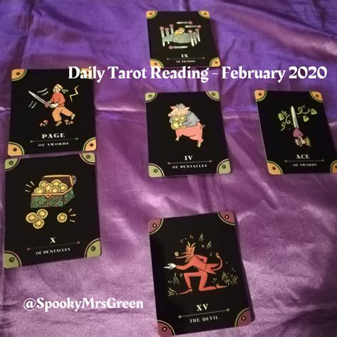 Daily Tarot Reading SpookyMrsGreen