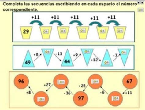 Completar Secuencias Numéricas Ii Curriculum Nacional Mineduc Chile