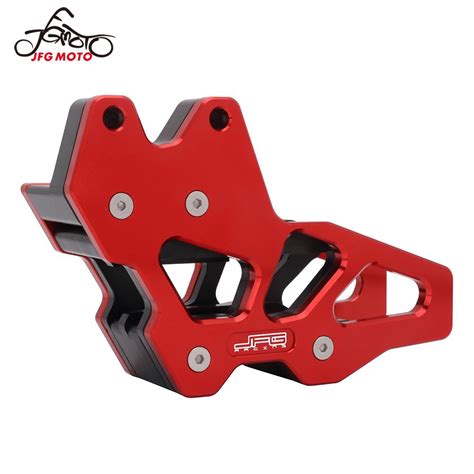 Cnc Red Chain Guard Guide Protector For Honda Crf150f Crf230f 2003 2009 12 17 Motorcycle Parts