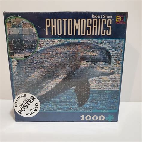 Buffalo Games Games Photomosaics Dolphin Puzzle Robert Silvers