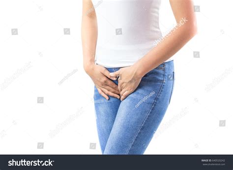 Woman Has Pain Genital Area Vaginal