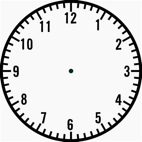 Blank Clock Clipart A Versatile Tool For Time Management And Design