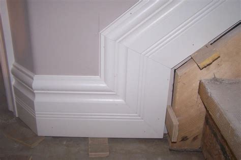 Baseboard At The Bottom Of The Stairs Baseboards How To Install