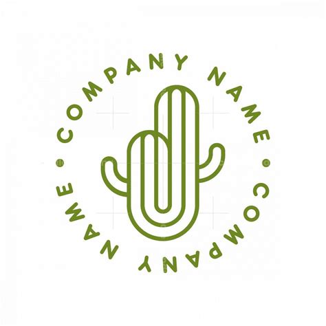 Minimalist Cactus Logo Minimalist Logo Design Unique Logo Design