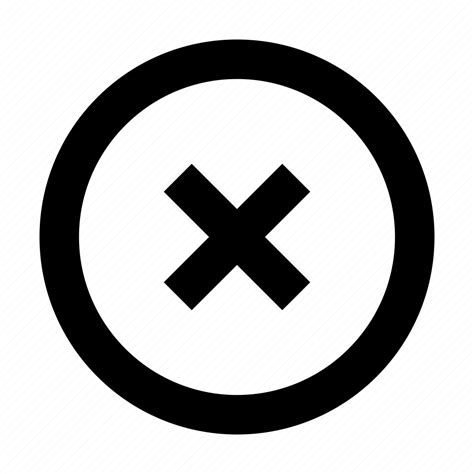 Circle Close Delete Exit Remove X Icon Download On Iconfinder