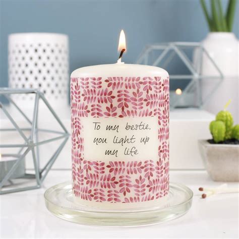 We know that finding the righ. Best Friend Personalised Candle Gift For Her By Olivia ...