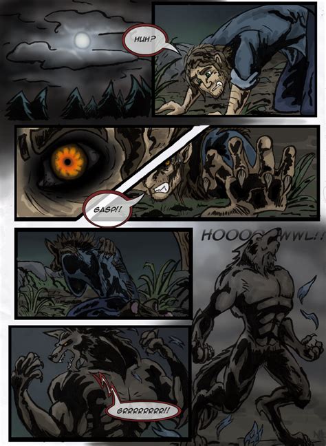 Werewolf Comic Page By Bluepisces On Deviantart