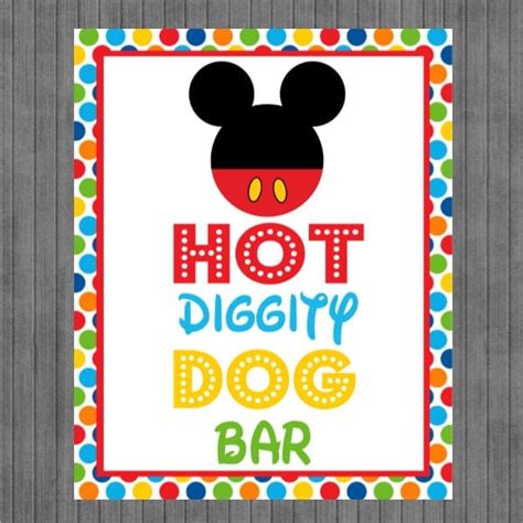 Hot Diggity Dog Bar Printable Printable Word Searches