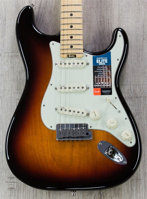 Fender American Elite Stratocaster Electric Guitar Maple Fingerboard