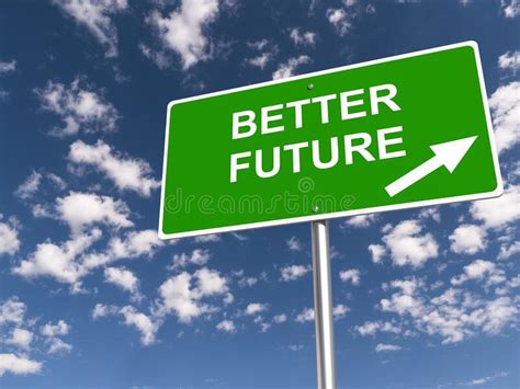 Bright Future Ahead Sign Stock Image Image Of Motivational 25132693