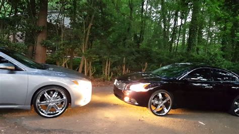 2009 And 2010 Maxima On 22s Youtube