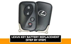 Lexus Key Fob Battery Replacement Step By Step Tips Mechanic