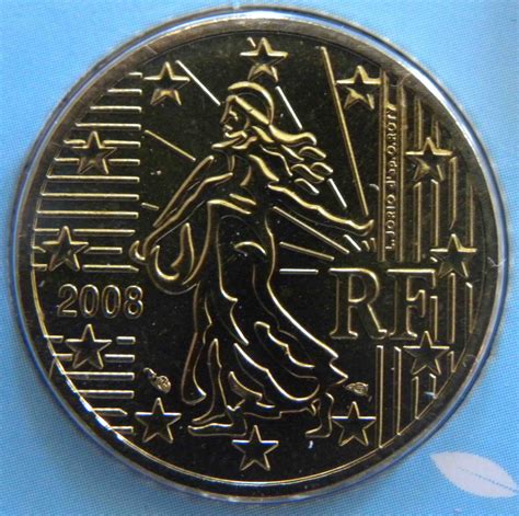 France Euro Coins Unc 2008 Value Mintage And Images At Euro Coinstv