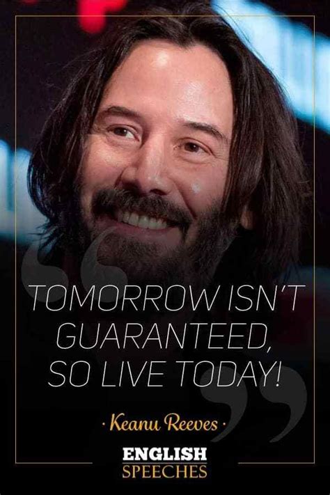 The actor, born in 1964, began his career at the age of nine and has been in. English Quote: Keanu Reeves in 2020 | English speech ...