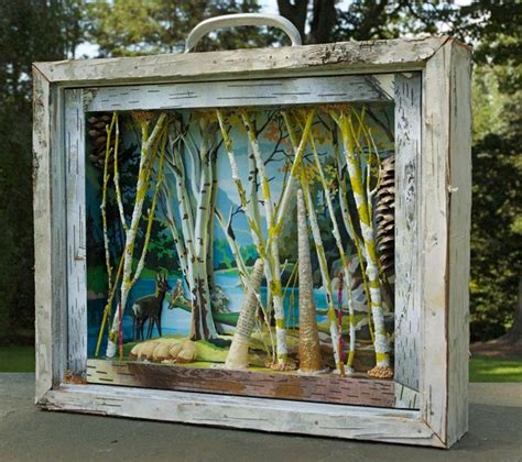 Licht Box Inspiration Artistique Vitrine Miniature Shadow Box Art