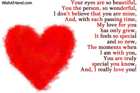 Your Pretty Eyes Poem For Girlfriend