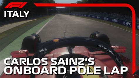 Carlos Sainz S Onboard Pole Lap 2023 Italian Grand Prix Assetto