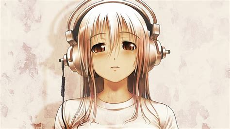 1920x1080px Free Download Hd Wallpaper Anime Headphones Woman Girl