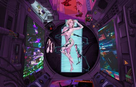 You can also upload and share your favorite cyberpunk 2077 hd wallpapers. Wallpaper Girl, Future, Room, Art, Art, The view from the ...