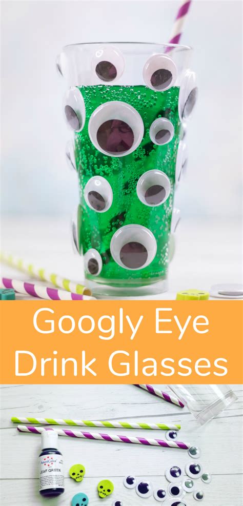Googly Eye Drink Glasses For Halloween Fun Make And Takes