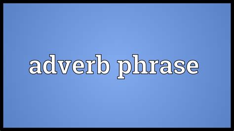 A collection of useful phrases in indonesian, the lingua franca of indonesia and a close relation of malay. Adverb phrase Meaning - YouTube
