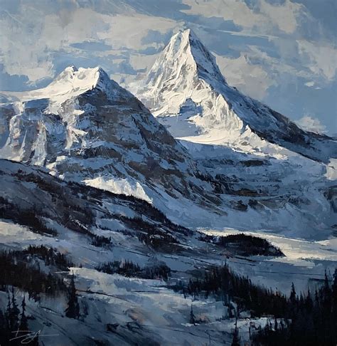Wanted To Share My Most Recently Completed Painting Of Mt Assiniboine