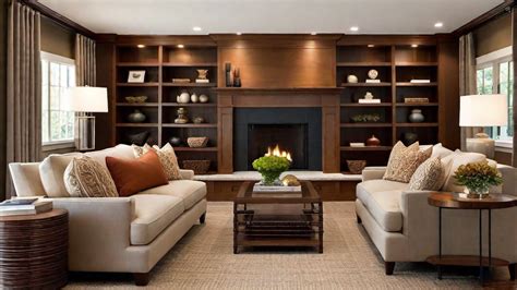 Craftsman Style Living Rooms