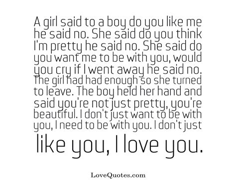 A Girl And A Boy Love Quotes