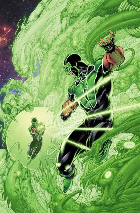 Green Lantern Simon Baz In Action Against Himself Green Lantern