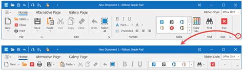 Ribbon Styles Wpf Controls Devexpress Documentation Gambaran