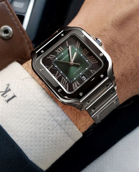 Cartier Santos Xl Green Dial Preorder Watch Club Pakistan