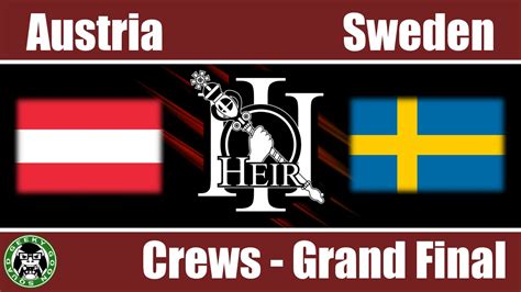 Head to head statistics and prediction, goals, past matches, actual form for friendlies. Heir 3 - Sweden Vs. Austria - Crews Grand Finals - YouTube