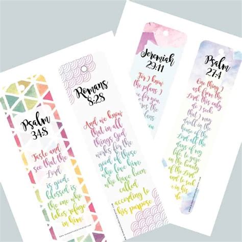 Free Printable Bible Verse Bookmarks To Color Out Upon The Waters