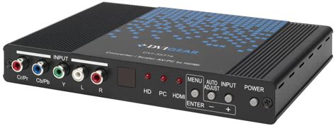 Av to hdmi converter, rca to hdmi, composite cvbs to hdmi video audio converter adapter, support pal/ntsc with usb charge cable for nintendo 64, pc, laptop, xbox, vhs, vcr,camera, dv if you want to convert the hdmi video signal to a standard av signal, use the gana converter. AV-PC to HDMI Converter / Scaler | DVIGear