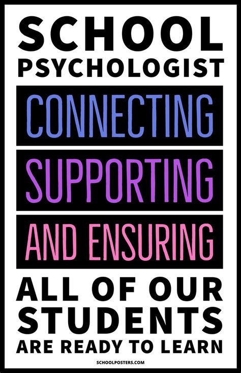 School Psychologist Poster Llc