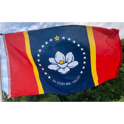 New Ms Flag State Of Mississippi Flags For Sale Outdoor Nylon 3x5