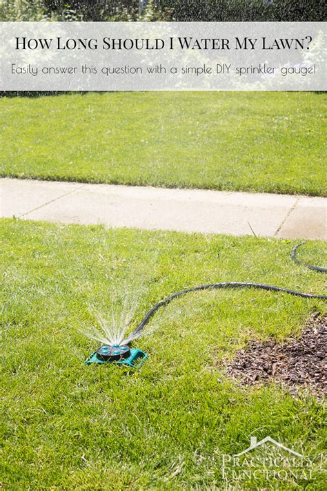 Submitted 4 years ago by mellowmarauder. Figure Out How Long To Water Your Lawn With A DIY Sprinkler Gauge