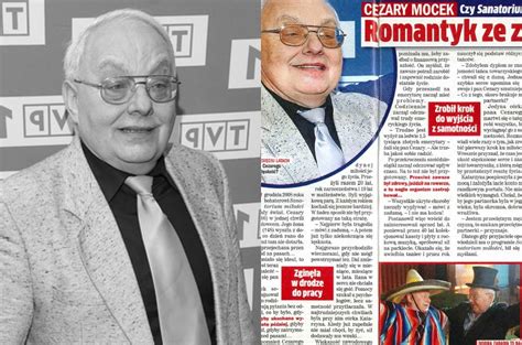 "Sanatorium miłości": Cezary Mocek w ostatnim wywiadzie ...