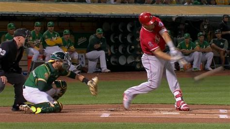 Trout Homers As Angels Beat Athletics 2 1 Abc7 San Francisco