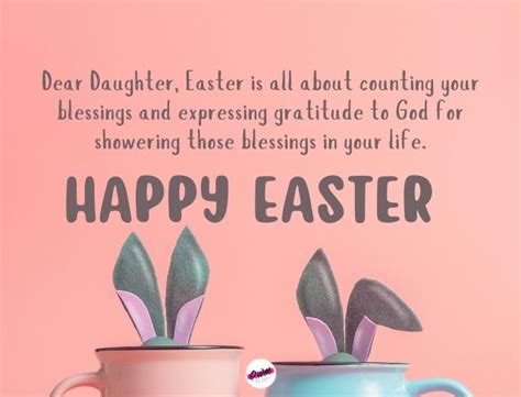 Happy Easter Daughter Messages And Wishes For Cards
